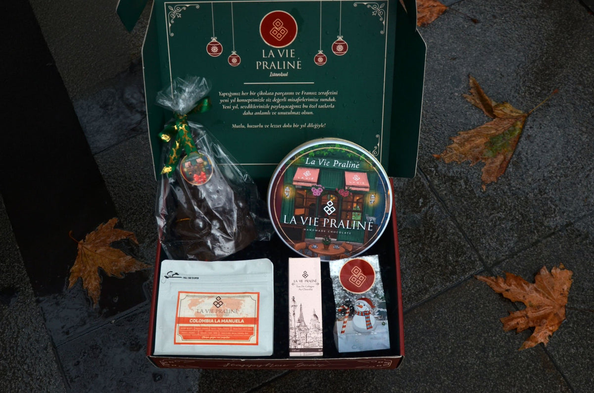 La Vie Praline winter box çam iç görünüm