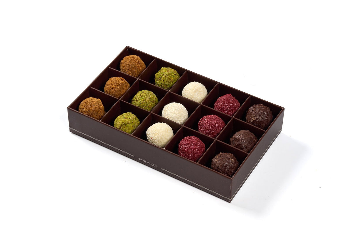 La Vie Praline mini trüf çikolata kutusu iç görünüm