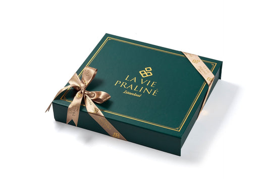 La Vie Praline madlen çikolata kutusu iç görünüm