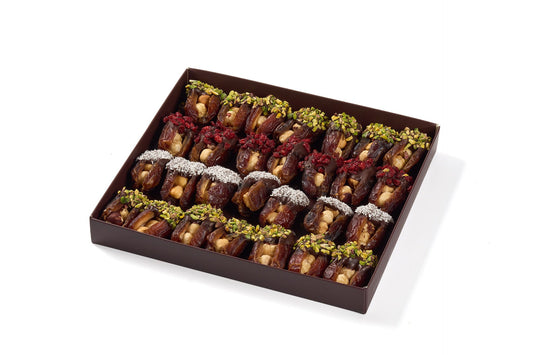 La Vie Praline çikolatalı hurma kutusu iç görünüm