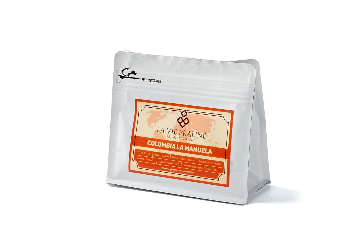 La Vie Praline colombia la manuela filtre kahve