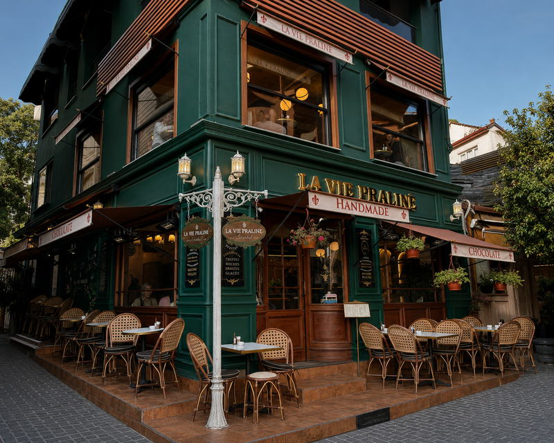 La Vie Praline Çengelköy şubesinin dış cephesi